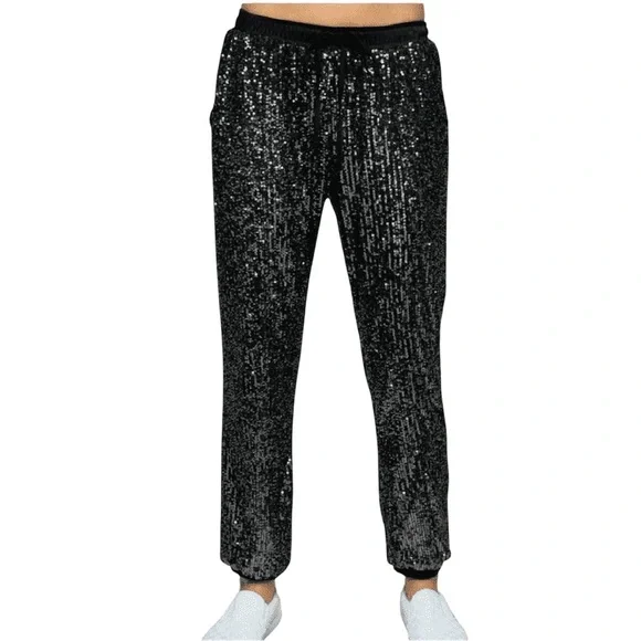 SCOOP Bling Sequin Joggers SIZE XL 16/18 STRETCHY.. NWT - Picture 3 of 8
